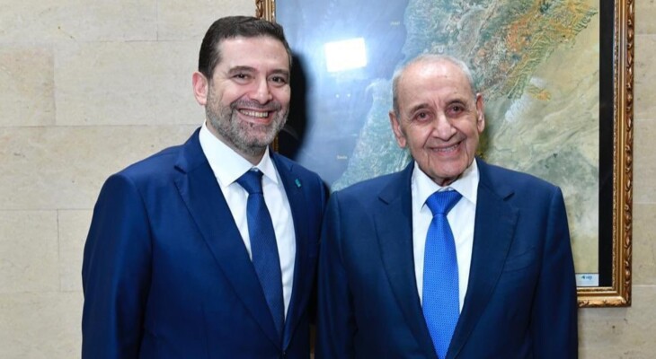 بري والحريري توجها بسيارة واحدة من دار الفتوى إلى عين التينة