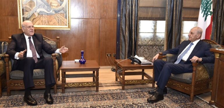 برّي التقى ميقاتي وبحثا في مستجدات وتطورات الأوضاع العامة